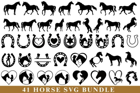 41 Horse SVG Bundle: A Creative Resource