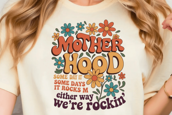 Elevating Digital Craftsmanship with Floral Mother Hood PNG Designs