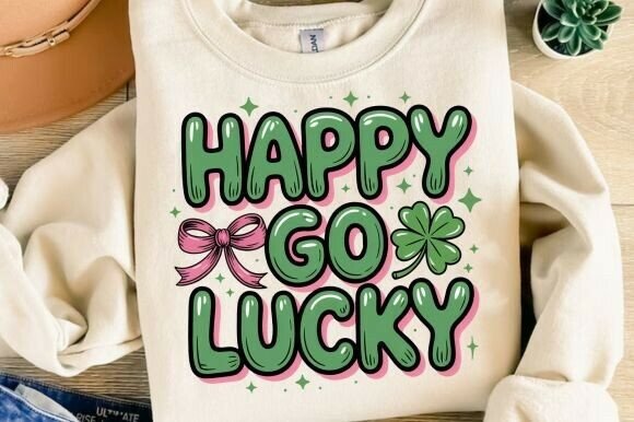 Happy Go Lucky St Patrick’s Day PNG for Creators
