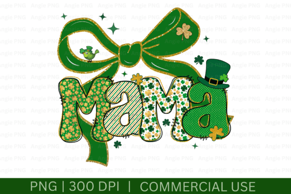 Leveraging the Preppy St. Patrick s Day Mama PNG for Strategic Brand Positioning