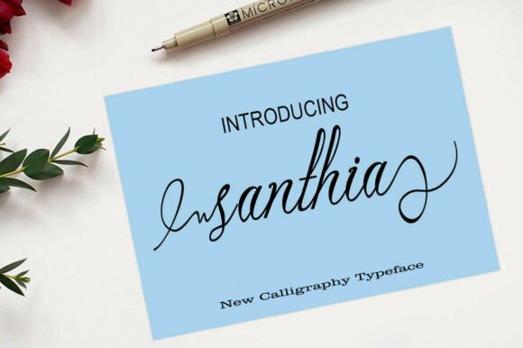 Santhia: Elevating Design with Natural Handwritten Calligraphy
