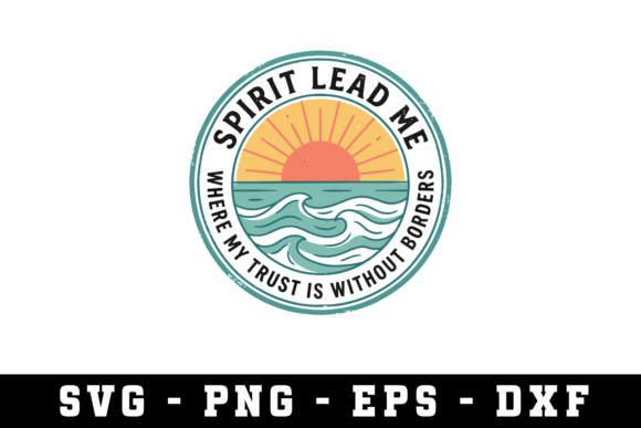Spirit Lead Me SVG: Faith-Based Design