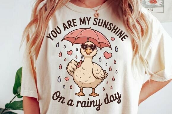 Unlocking Creative Potential: A Guide to the You Are My Sunshine Goose Valentine PNG for Print-on-Demand Success