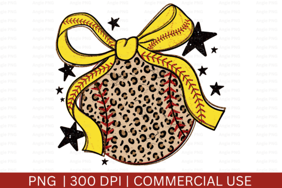 Unlocking Creative Potential: A Guide to Using the Preppy Leopard Coquette Softball PNG