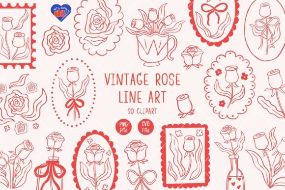 Vintage Rose Line Art: A Strategic Asset for Intentional Design and Brand Positioning